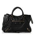 Agneau Classic Gold Hardware City Black