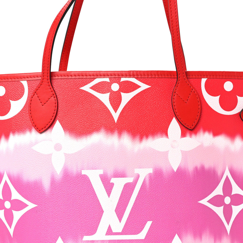 Monogram Escale Neverfull MM Rouge