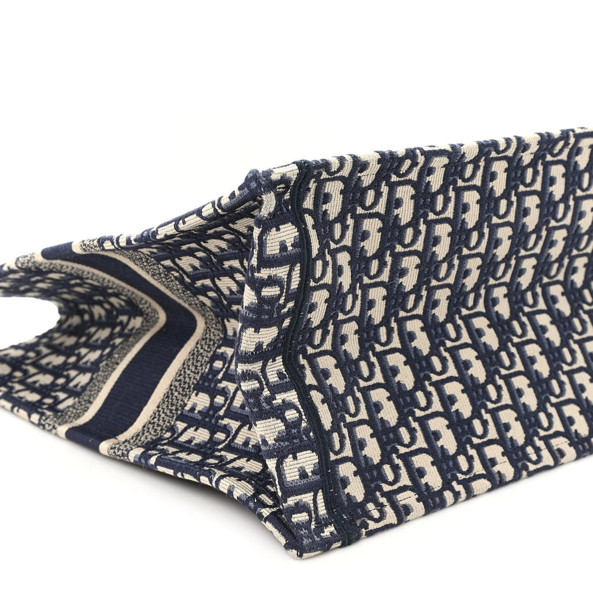 Oblique Large Book Tote Blue Multicolor