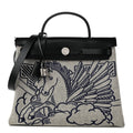 Vache Hunter Toile H Pegase Pop Herbag Zip Retourne 31 PM Bleu Indigo Ecru Black