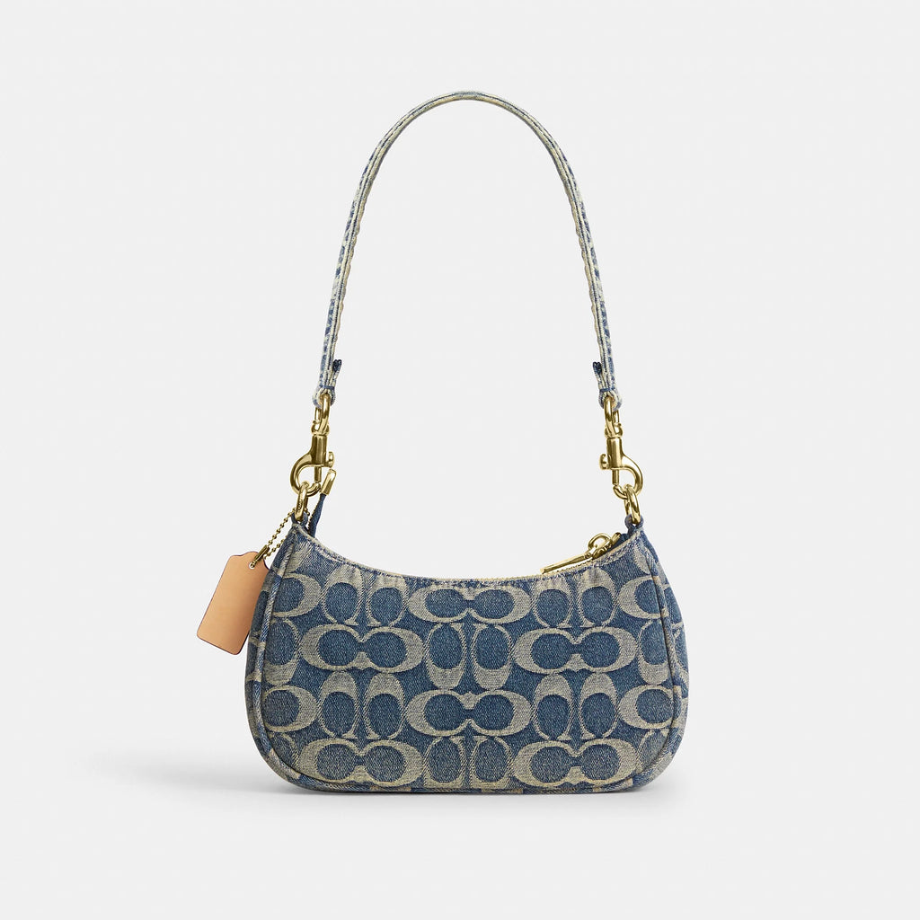 Coach Outlet Teri Mini Crossbody Bag In Signature Regenerative Cotton Denim