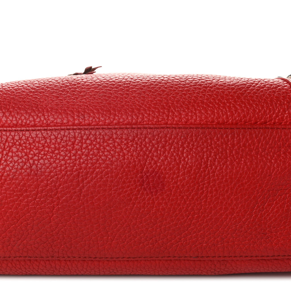 Vibrato Calfskin Classic Silver Hardware S City Rouge Cerise