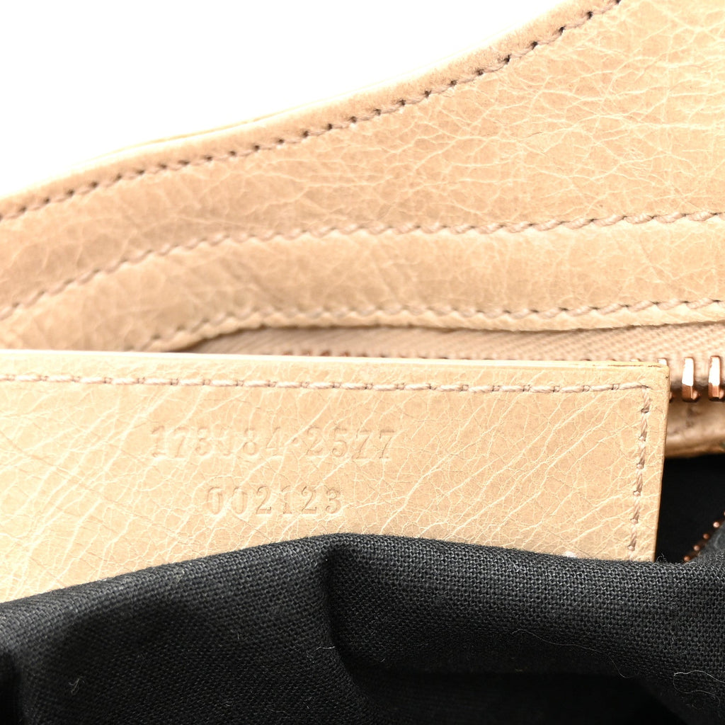 Agneau Giant 21 Rose Gold Hardware City Praline