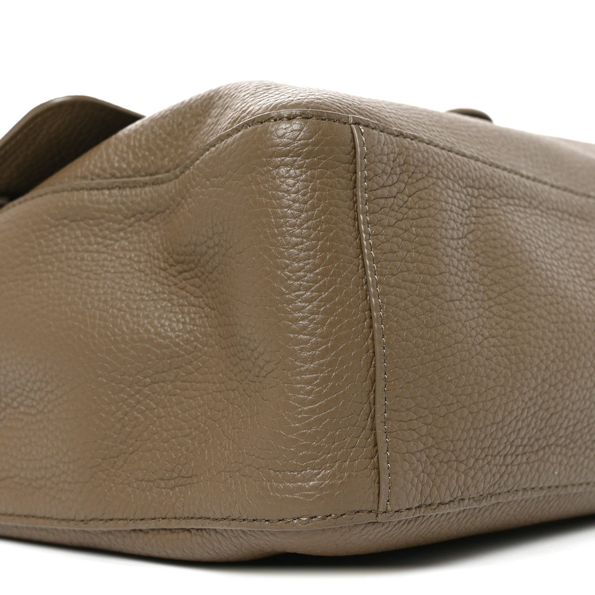 Grained Calfskin Souplissimo Maxi Flap Light Brown