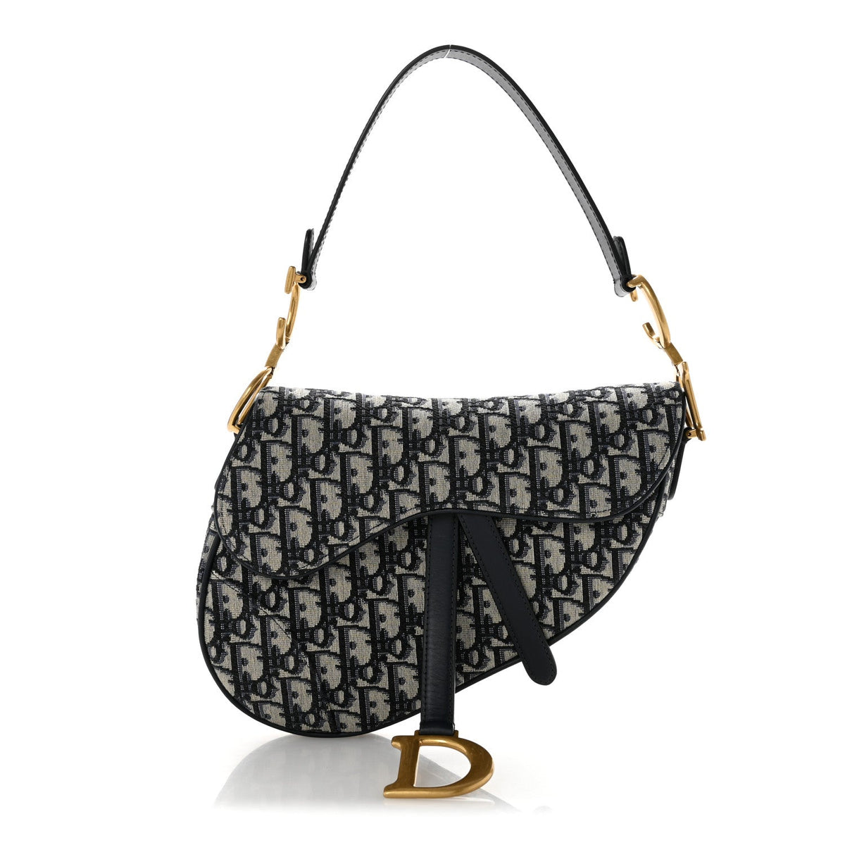 Oblique Saddle Bag Blue