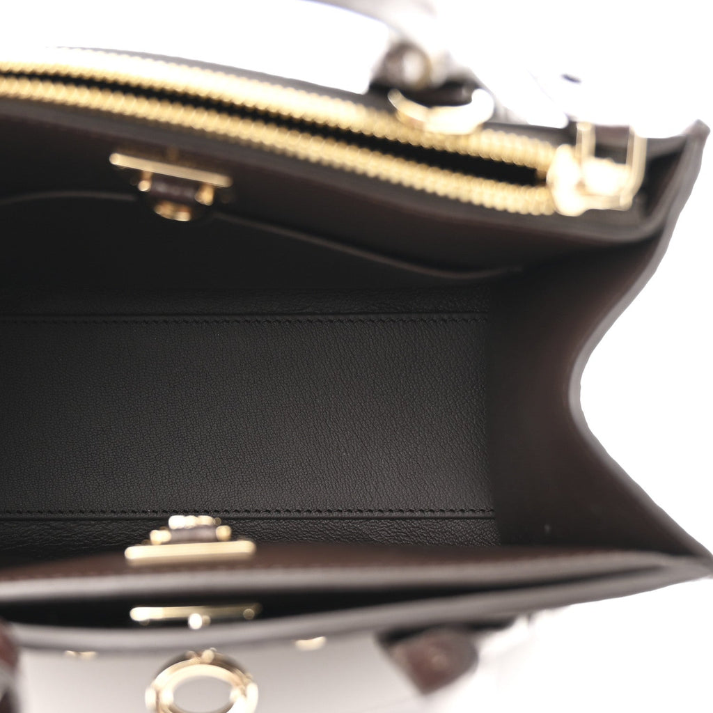Snakeskin Monogram City Steamer Mini Brown
