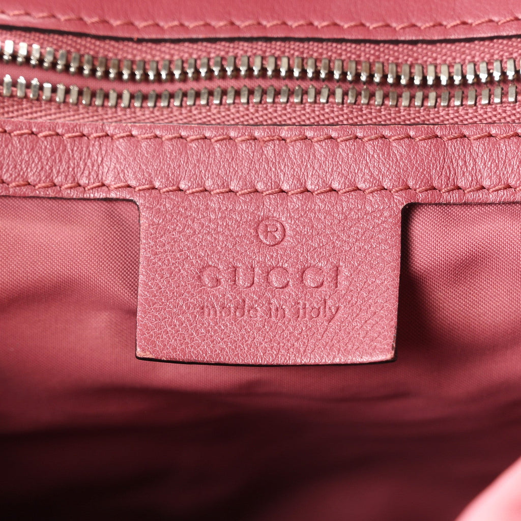 GG Supreme Monogram Blooms Medium Single Buckle Backpack Beige Multicolor Dry Rose