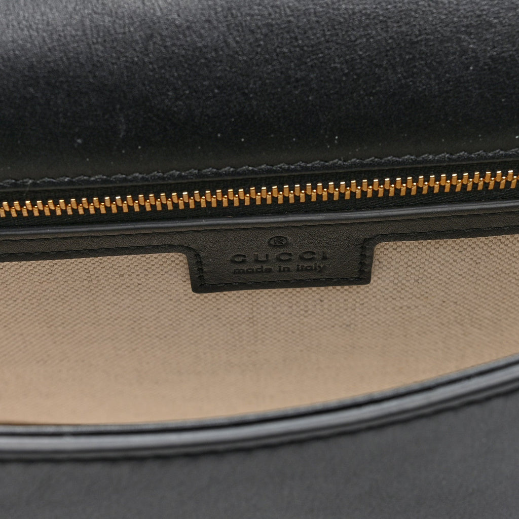 Calfskin Blondie Medium Shoulder Bag Black