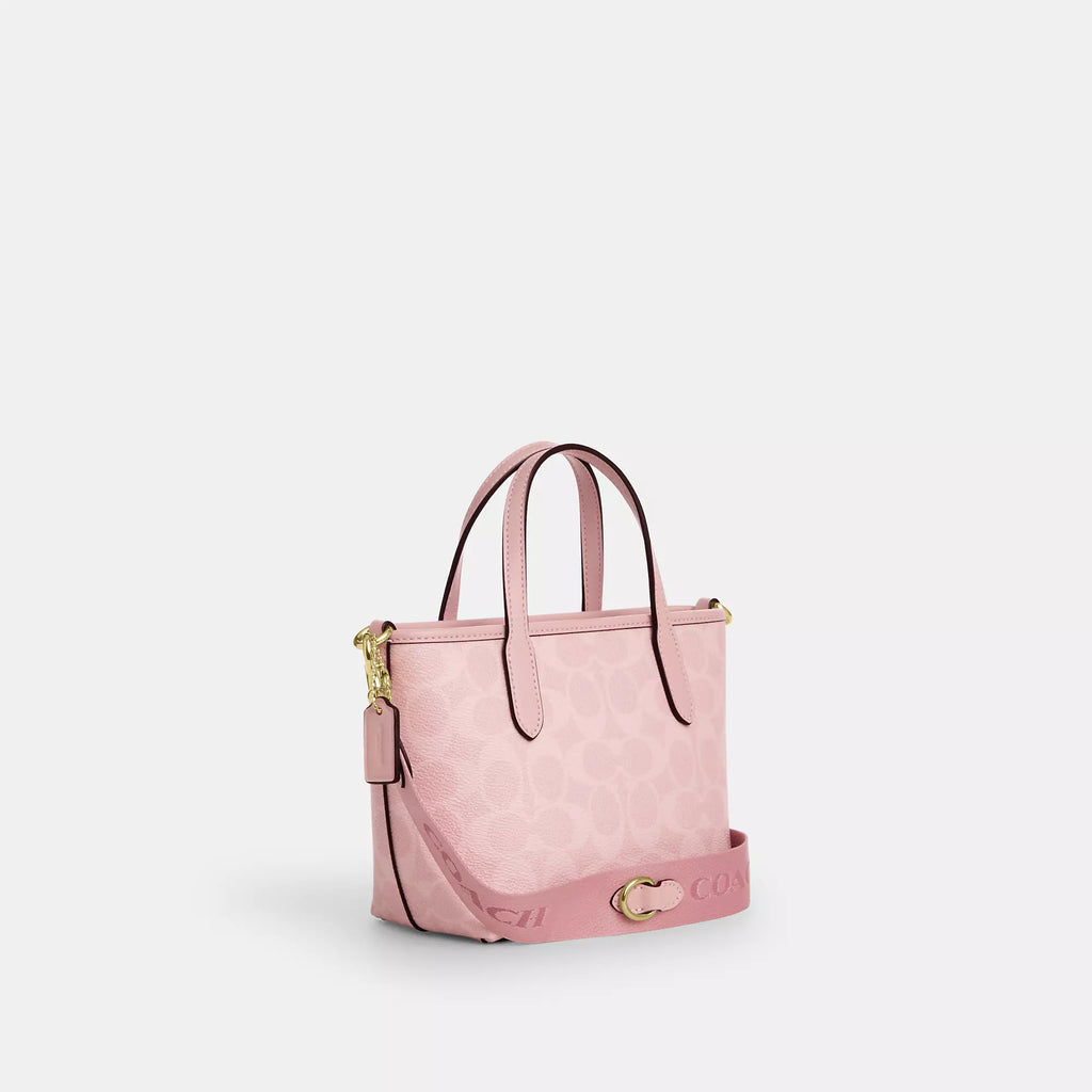 Coach Outlet City Mini Tote Bag In Signature Canvas