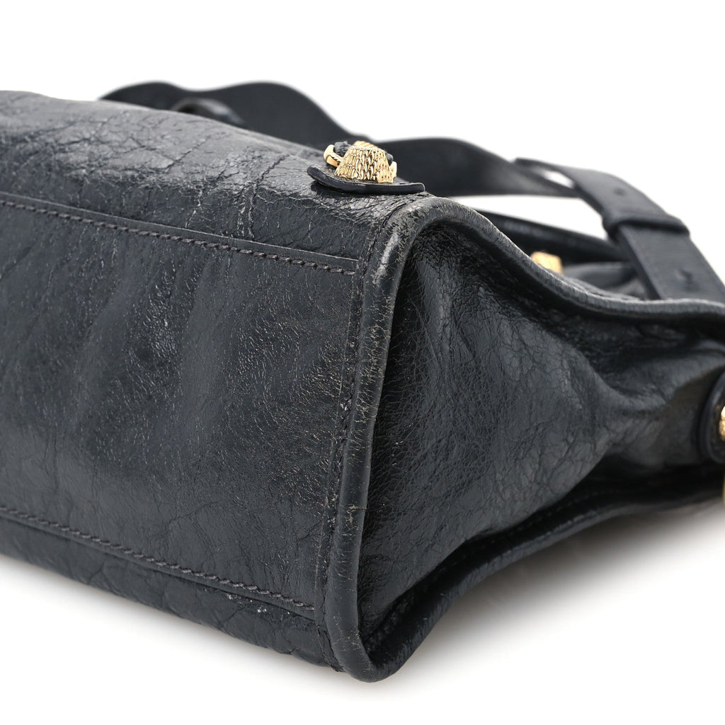 Agneau Giant 12 Gold Hardware S City Gris Fossile