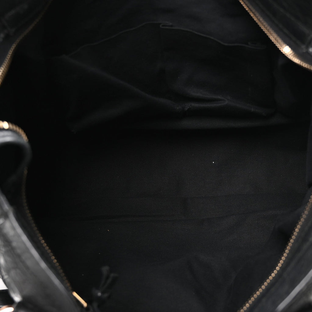 Agneau Giant 12 Rose Gold Hardware City Black