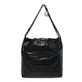 Shiny Calfskin Quilted Small Chanel 22 So Black