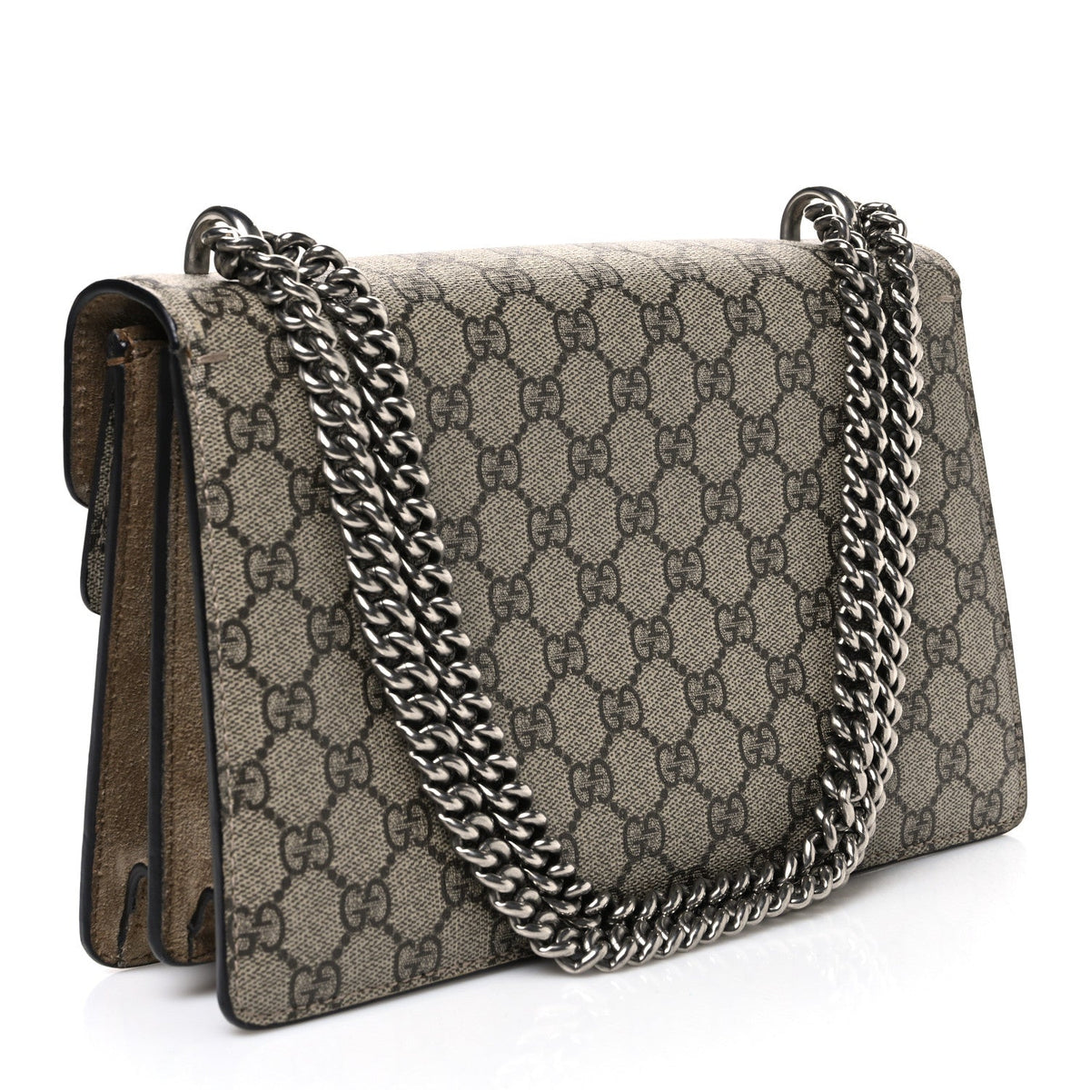 GG Supreme Monogram Small Dionysus Shoulder Bag Taupe