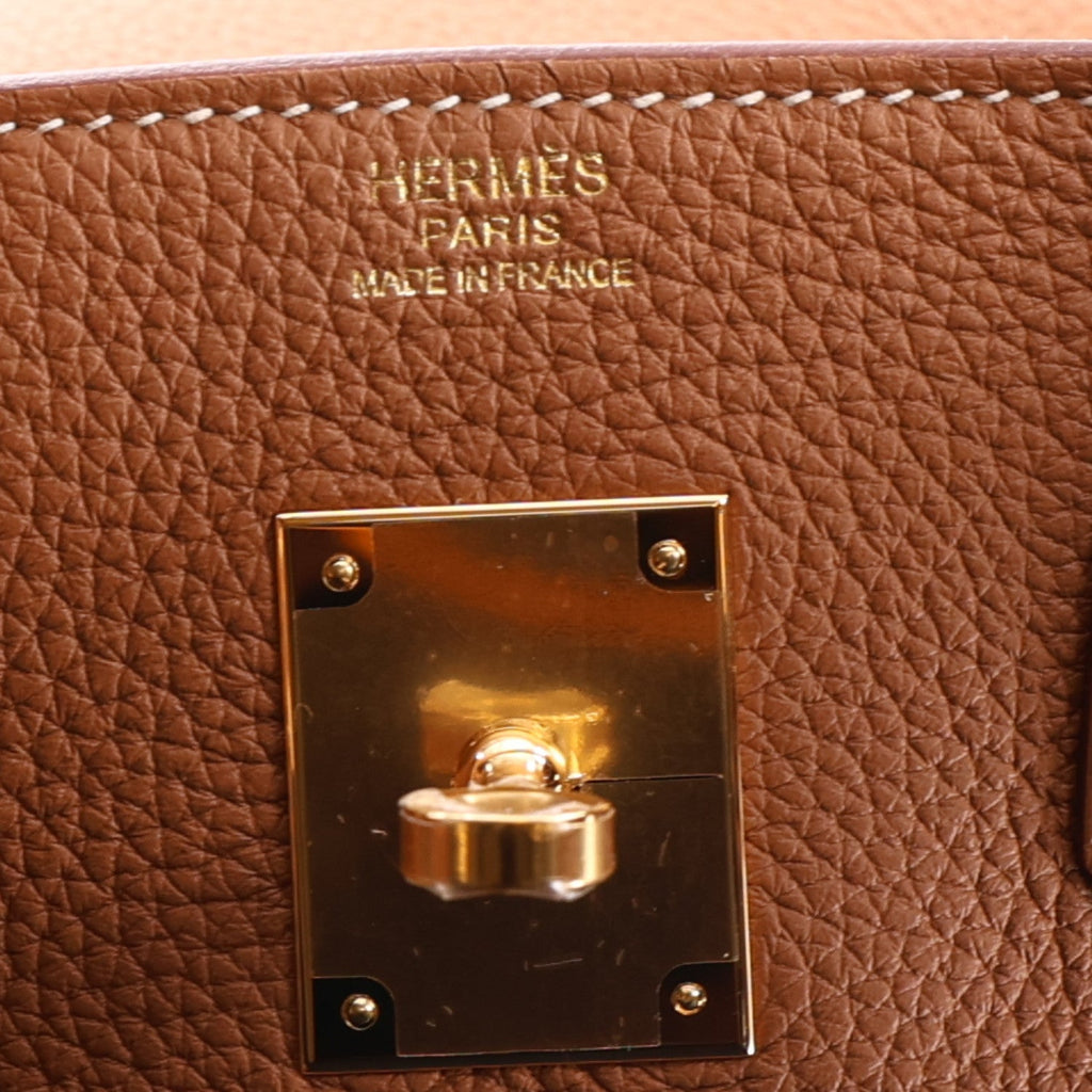 Togo Birkin 30 Gold