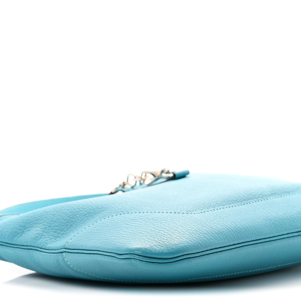 Chevre de Coromandel Trim 31 Shoulder Bag Turquoise