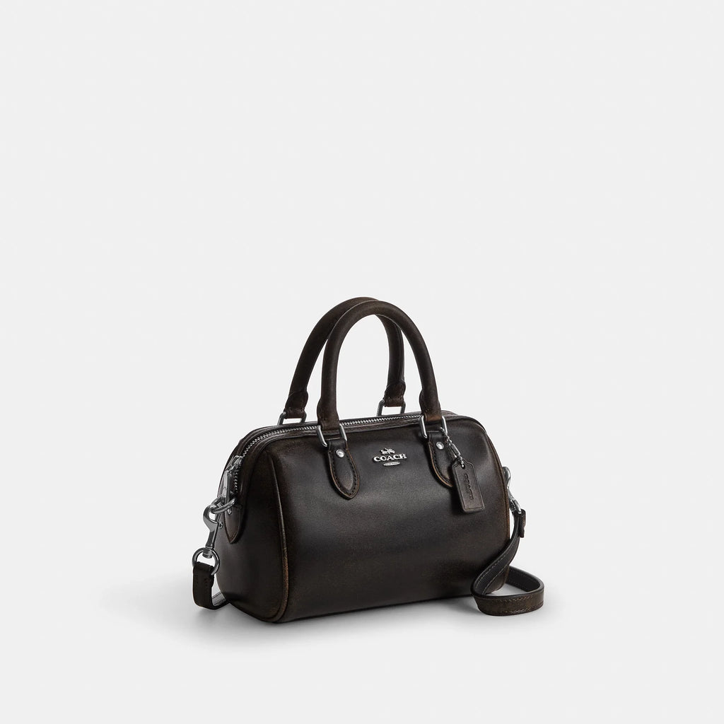 Coach Outlet Mini Rowan Crossbody Bag In Loved Leather