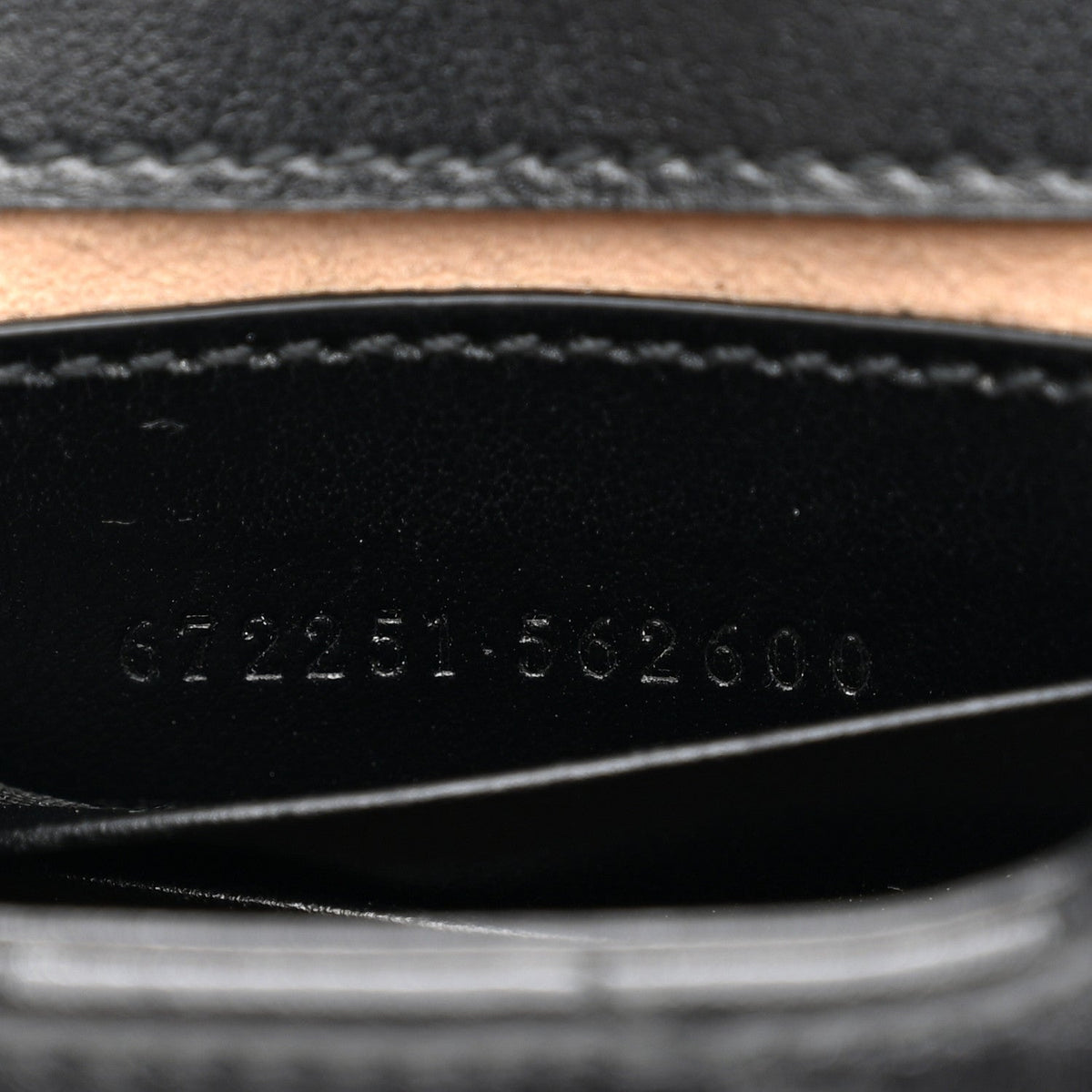 Calfskin Small GG Marmont Phone Crossbody Bag Black