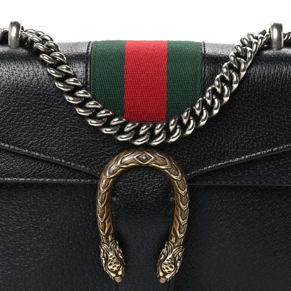 Calfskin Web Mini Dionysus Shoulder Bag Black