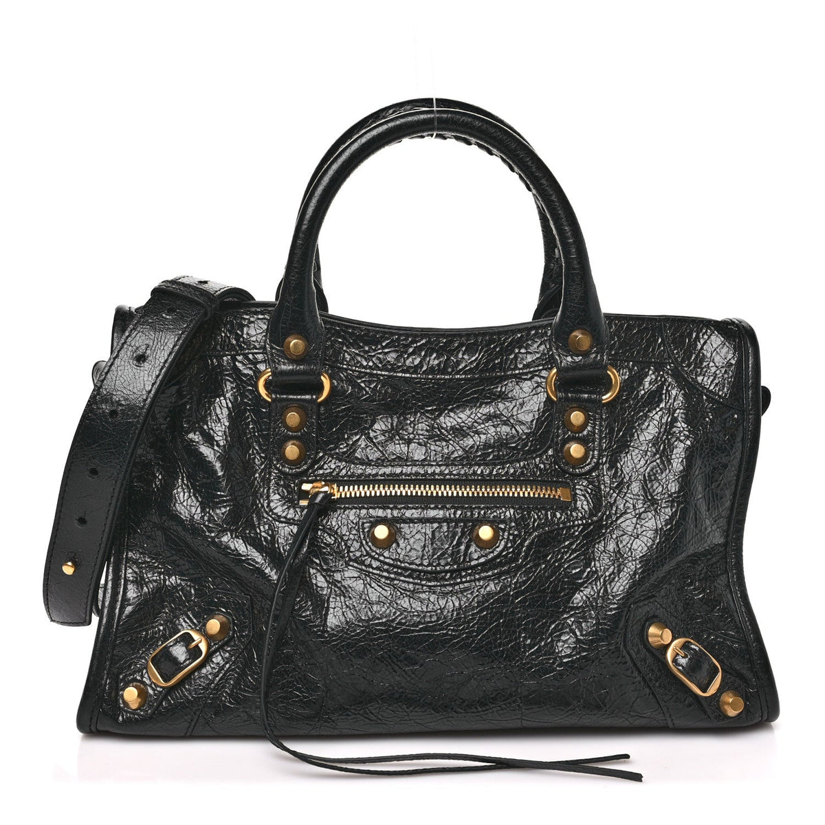 Agneau Arena Gold Hardware Small Le City Black