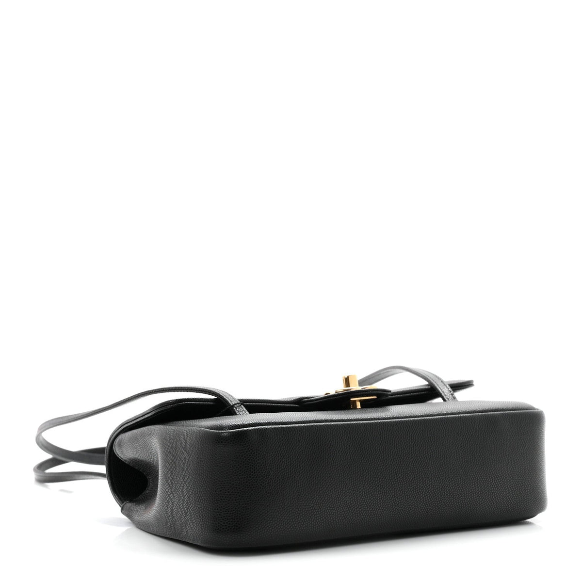 Shiny Caviar Preppy Coco Small Flap Black