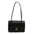 Shiny Caviar Preppy Coco Small Flap Black