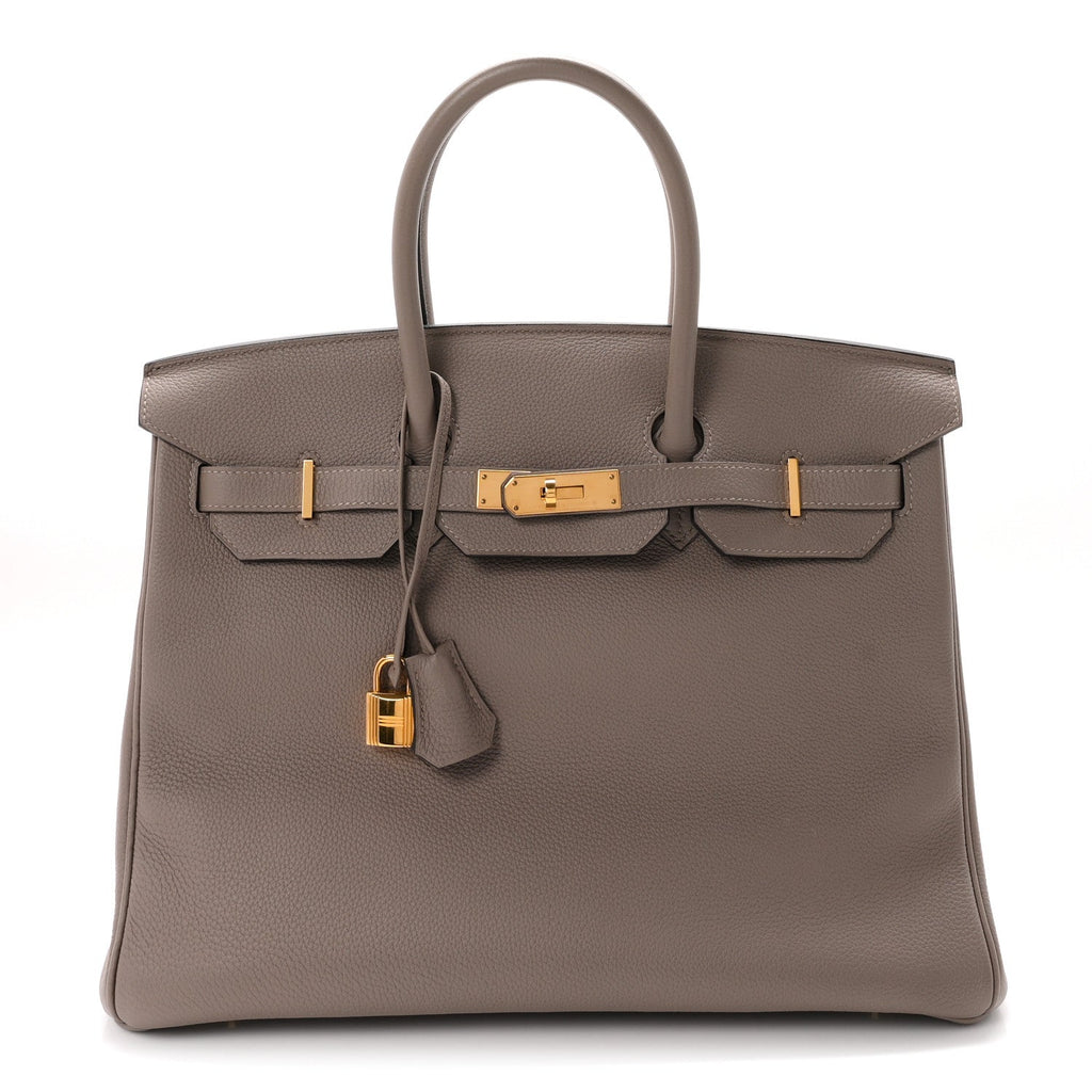 Togo Birkin 35 Gris Asphalte