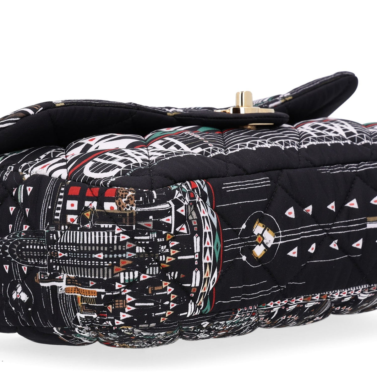Nylon New York Skyline Flap Black Multicolor