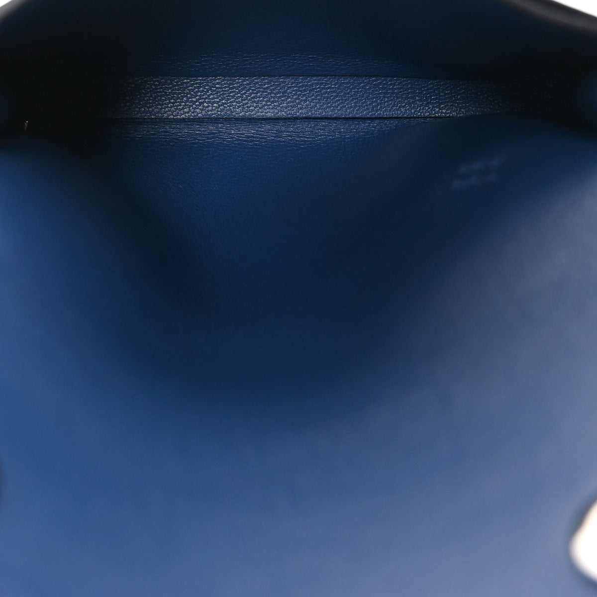 Epsom Hermesnap Card Holder Bleu Tie