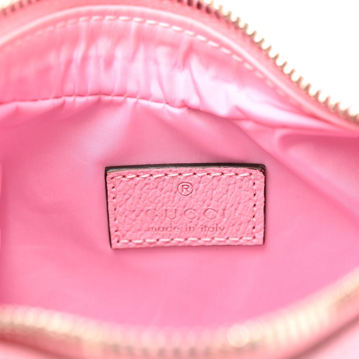GG Crystal Coated Canvas Monogram Web Small Attache Shoulder Bag Pink