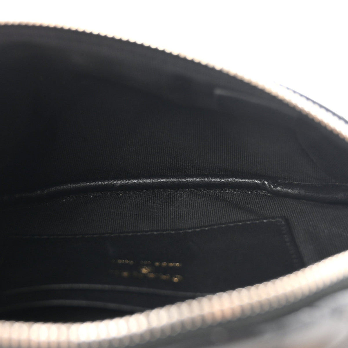 Lambskin Quilted Pillow Crush Belt Bag Black