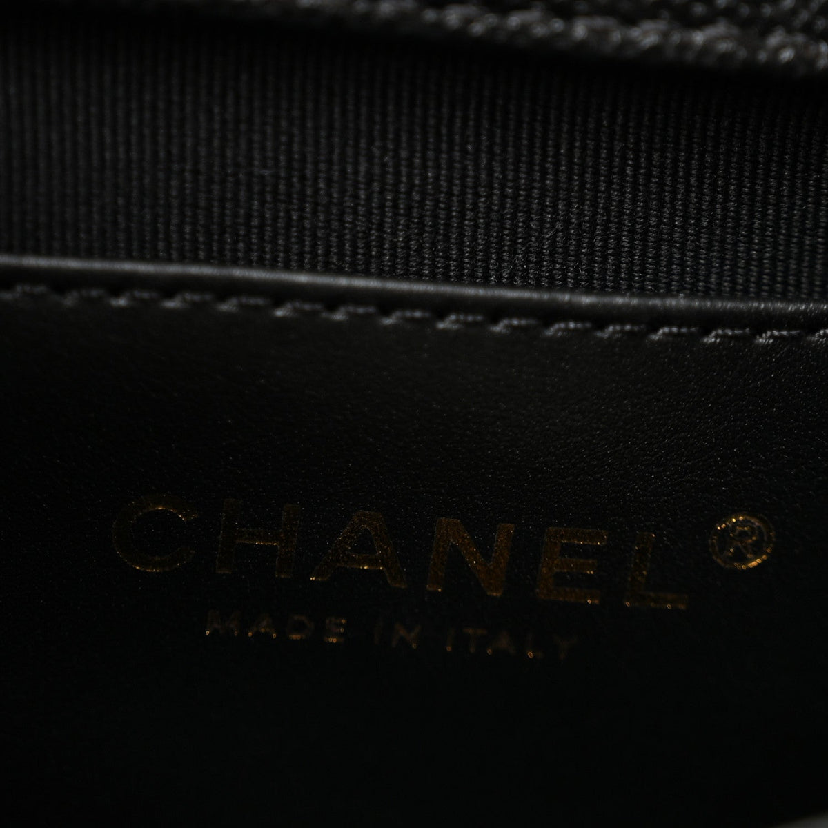 Caviar Quilted Funky Match Mini Flap Black