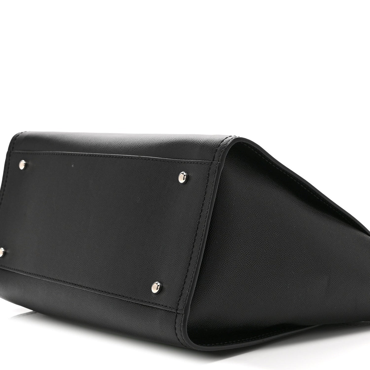 Caviar Small Studded Deauville Tote Black