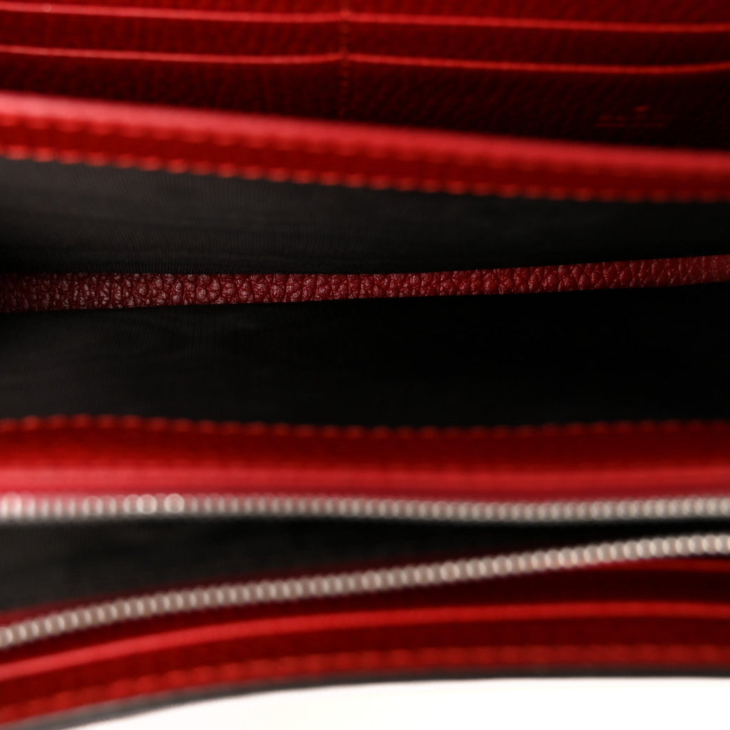 Calfskin Mini Dionysus Chain Wallet Hibiscus Red