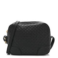 Microguccissima Mini Bree Messenger Bag Black