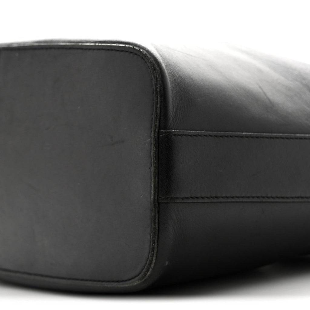 Calfskin GG Small Clasp Hobo Black