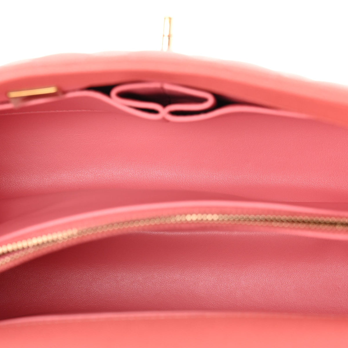 Caviar Quilted Small Coco Handle Flap Pink