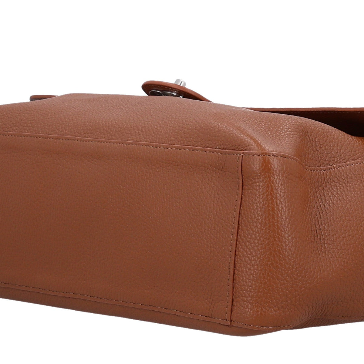Grained Calfskin Souplissimo Maxi Flap Camel