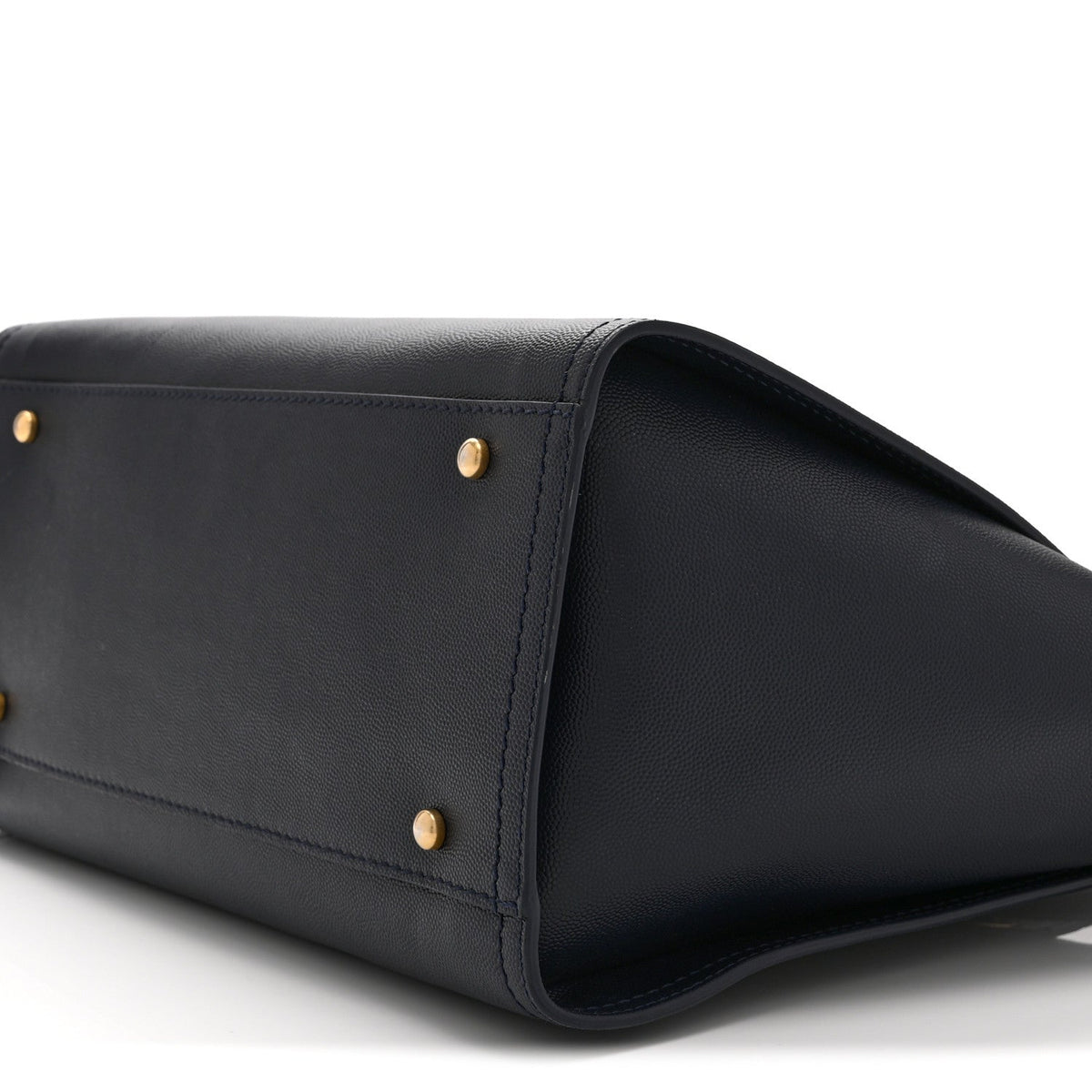 Caviar Small Studded Deauville Tote Navy