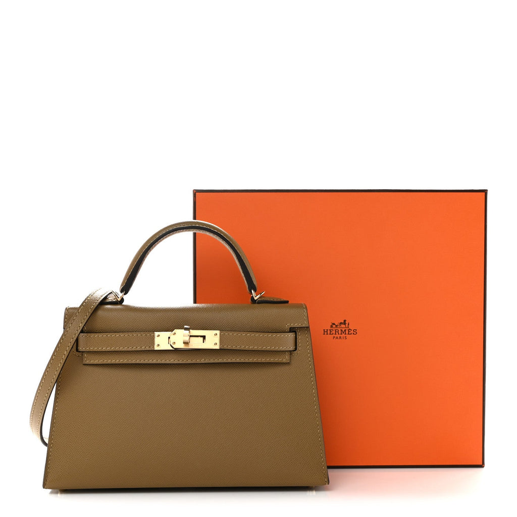 Madame Calfskin Mini Kelly Sellier 20 Dune