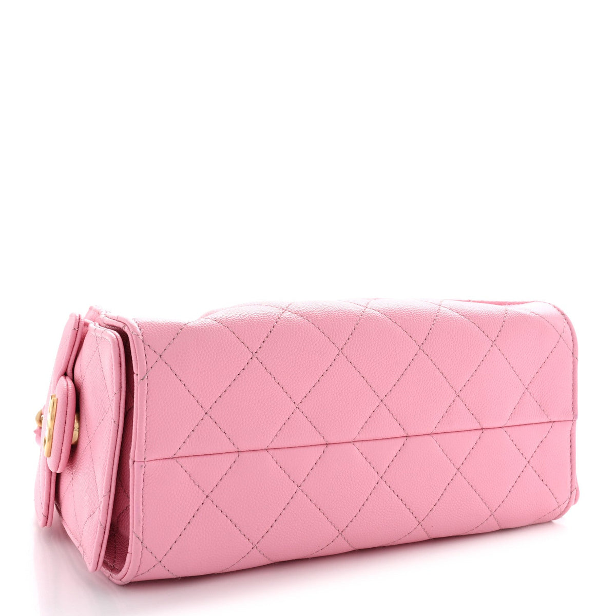 Caviar Quilted Mini Chanel 25 Handbag Pink
