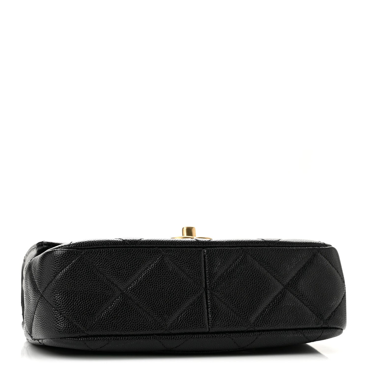Caviar Quilted Funky Match Mini Flap Black