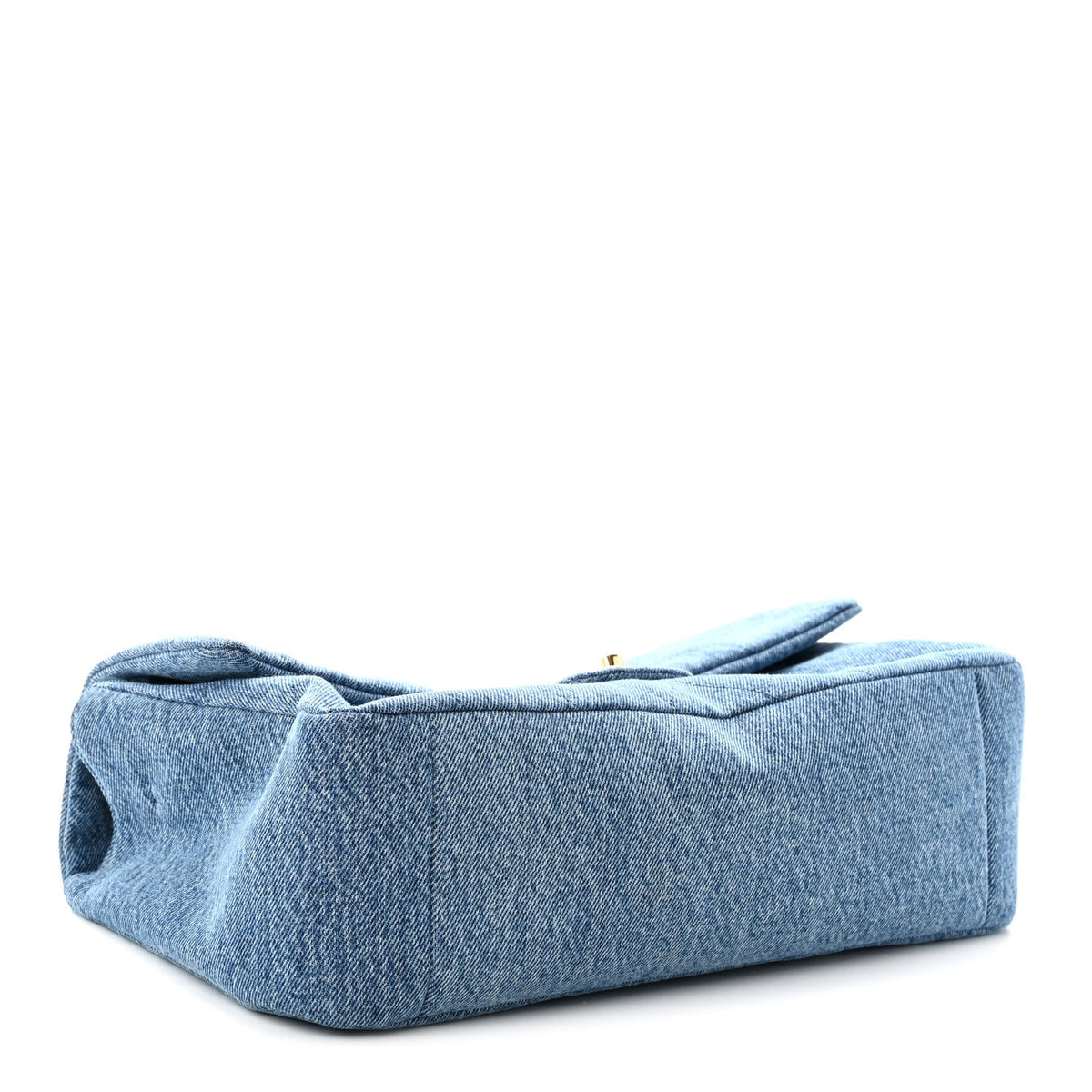 Denim Small Souplissimo Maxi Flap Blue