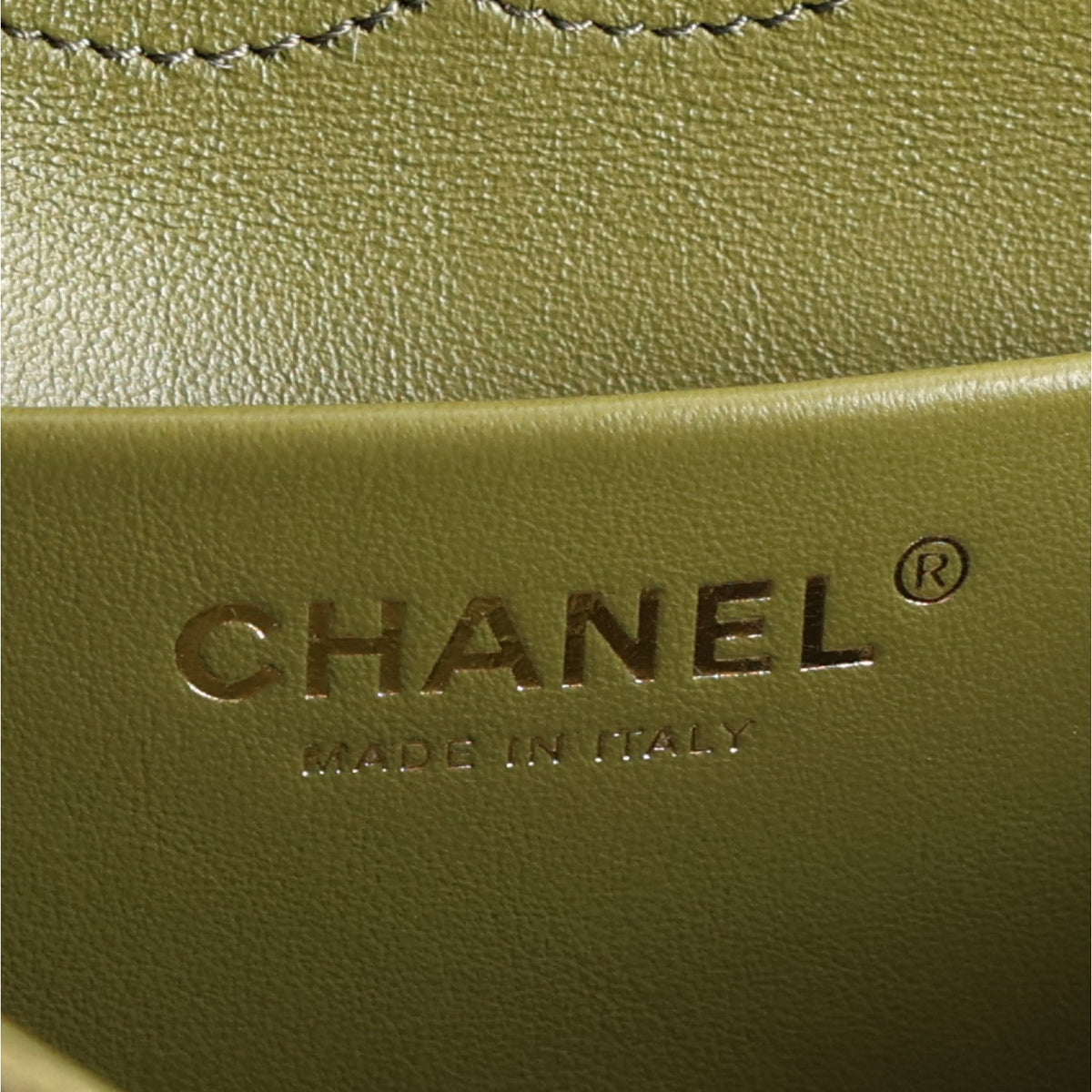 Suede Calfskin Mini Souplissimo Flap Khaki