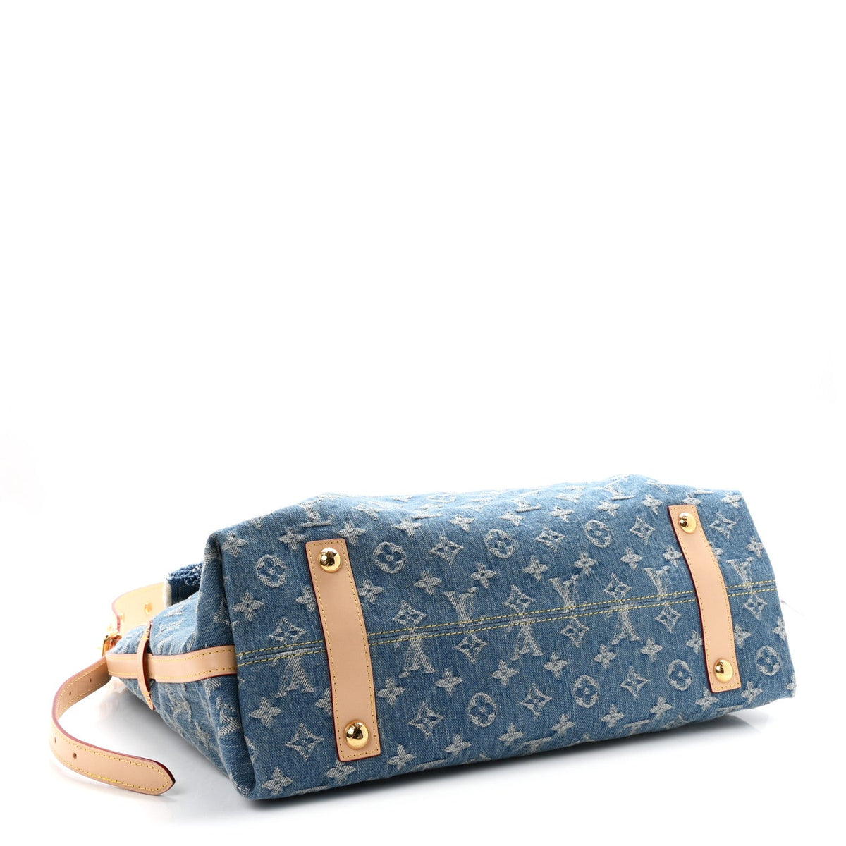 Monogram Denim CarryAll MM Blue
