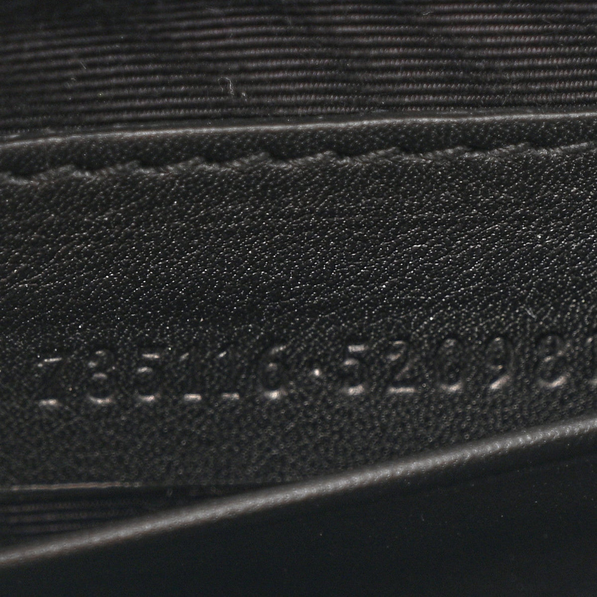 Sequin Lizard Embossed GG Mini Bamboo 1947 Top Handle Chain Bag Black White