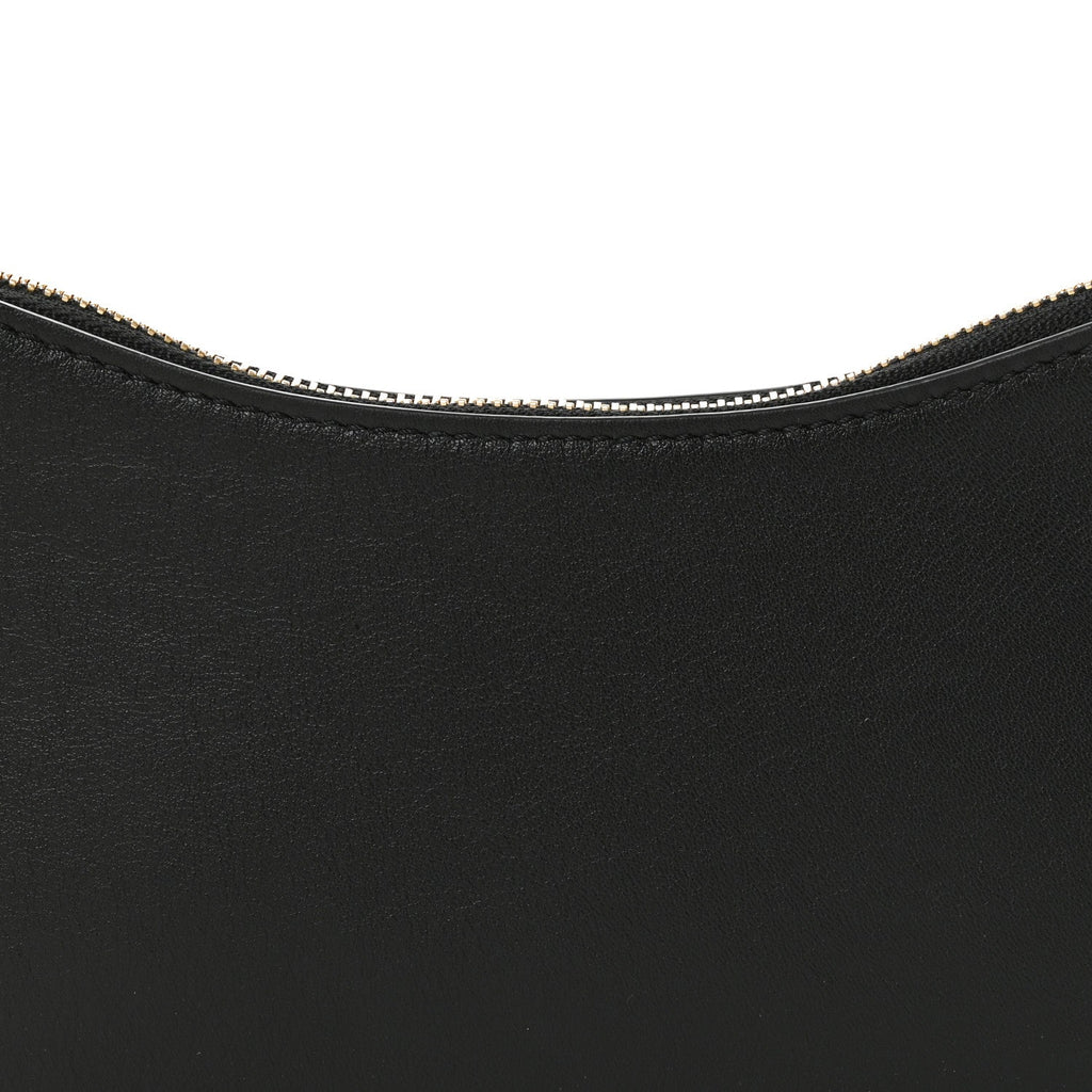 Calfskin LV Bloom Pochette Black