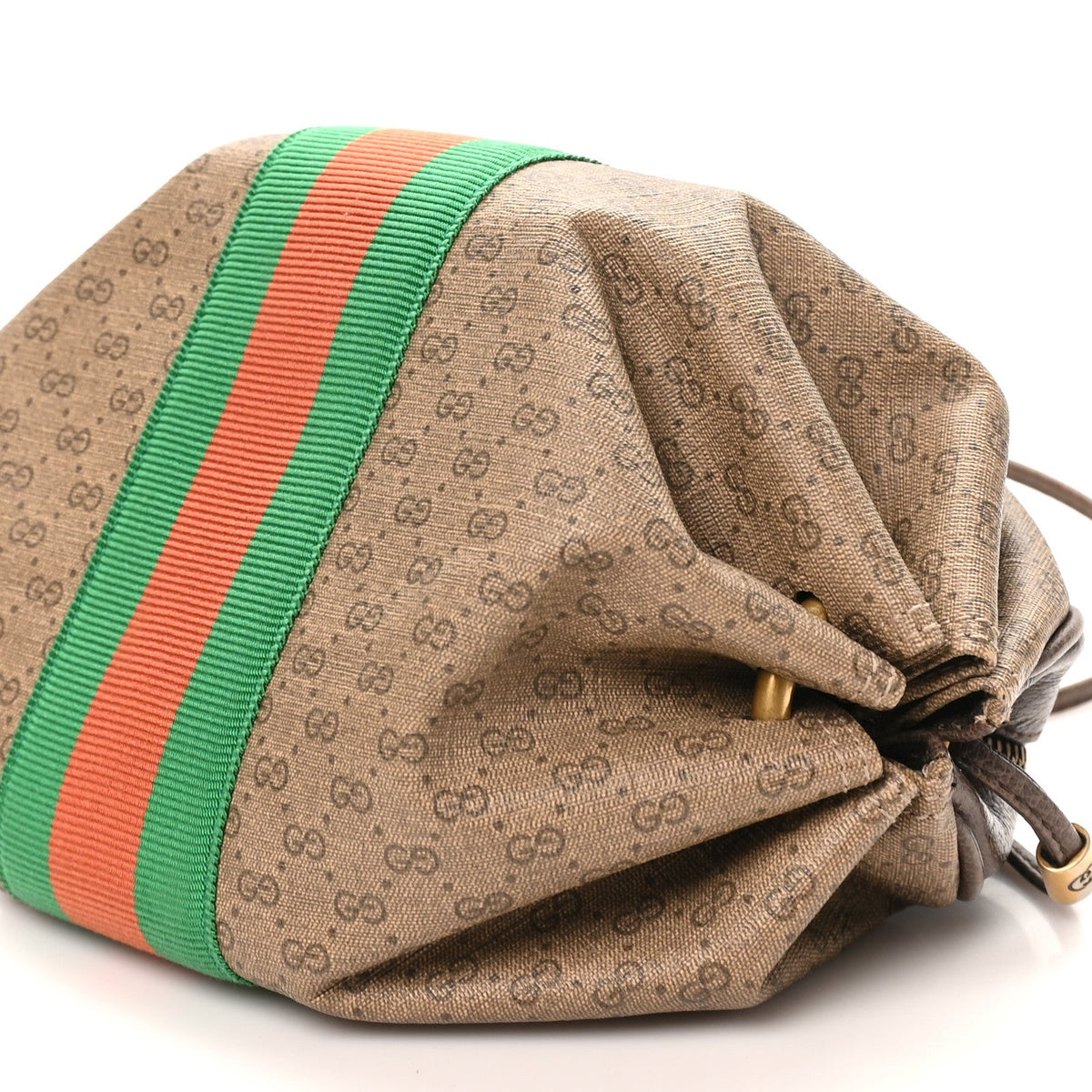 Mini Vintage GG Supreme Monogram Web Butterfly New Candy Crossbody Beige New Acero