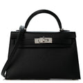 Epsom Mini Kelly Sellier 20 Black