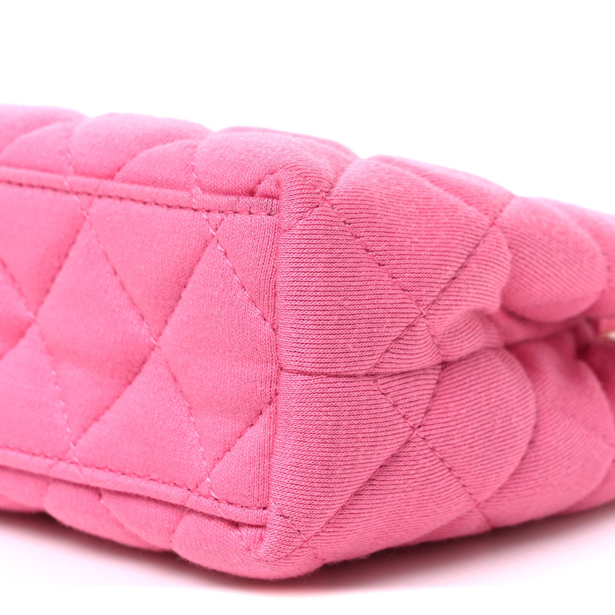 Jersey Quilted Nano Kelly Shopper Pink