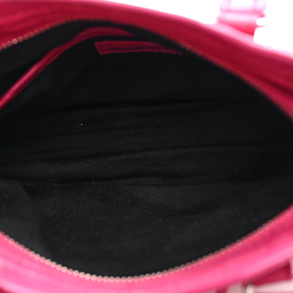 Agneau Arena Silver Hardware Nano Le City Fuchsia